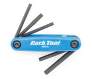 Park Tool, AWS-9.2, Folding screwdriver/ hex wrench set, 4mm, 5mm, 6mm, Flat blade and T25