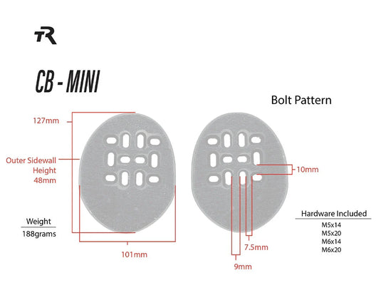 TriRig - Pads - Mini Closed Back Arm Cups